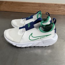 Nike Flex Runner 2 Low White Stadium Green 2023 Size 4y