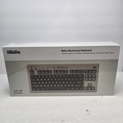 Retro Mechanical Keyboard, Bluetooth/2.4G/Usb-C Hot Swappable Gaming Keyboard 