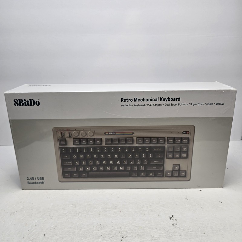 Retro Mechanical Keyboard, Bluetooth/2.4G/Usb-C Hot Swappable Gaming Keyboard