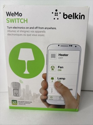 **Belkin F7C027FC WeMo Smart Switch - White - Ver VA01 - Brand New Sealed!