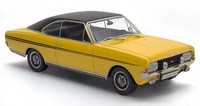 Opel Commodore A Gs/E Coupe 1970 Gelb Modellauto 1648004 Hachette 1:24
