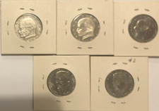 German 2 mark coin lot - five coins - 1958D, 1971G, 1976G, two 1979D