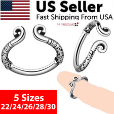 Stainless Steel Metal Silver Cock Ring For Men Glans Penis Erection Enhancer Sex