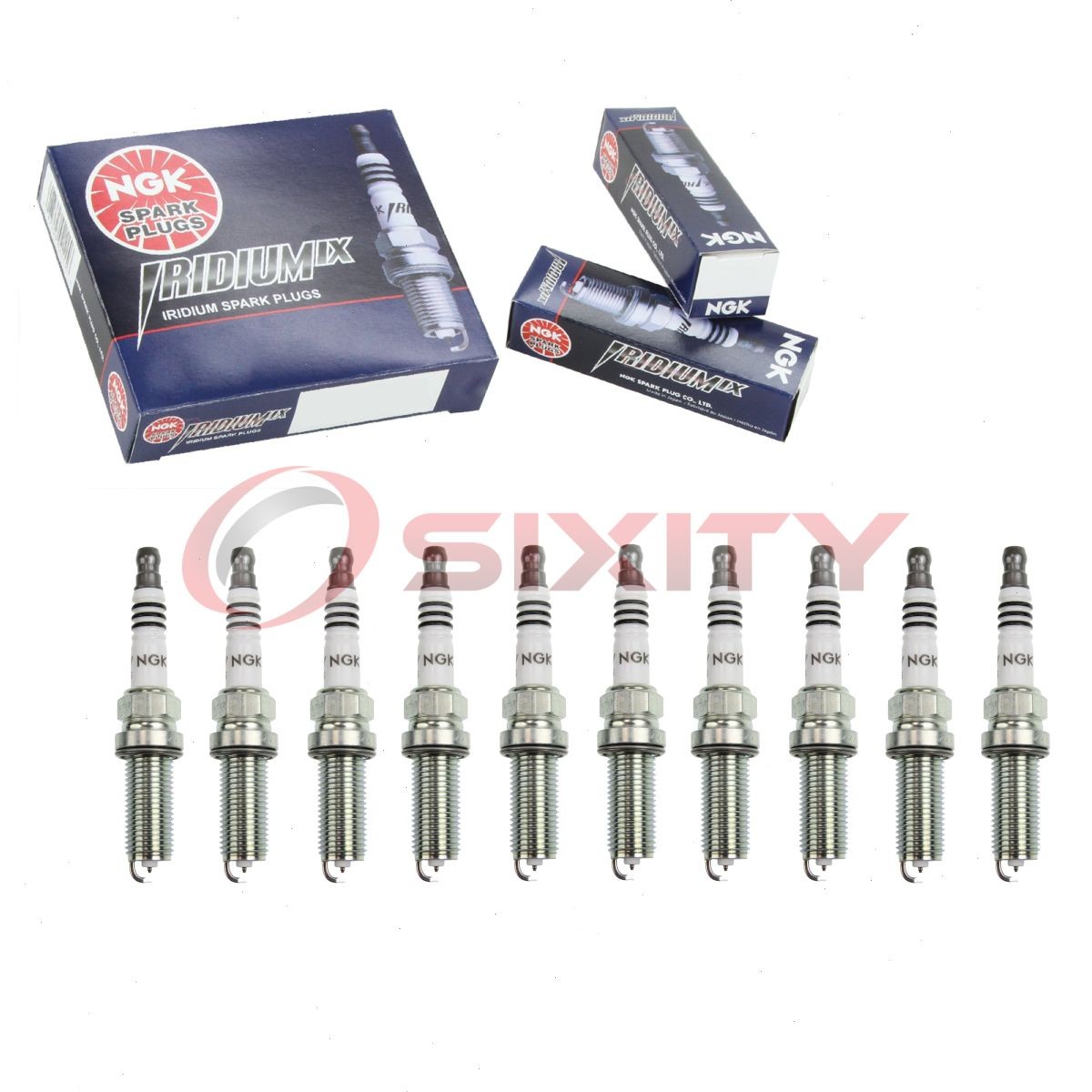 10 pc NGK 93501 LKAR7BIX-11S Iridium IX Spark Plugs for XP5683 XP5682 xr