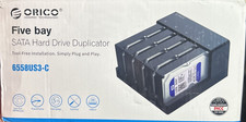 Orico 6558US3-C Five Bay SATA Hard Drive Duplicator   New, Never Used save 