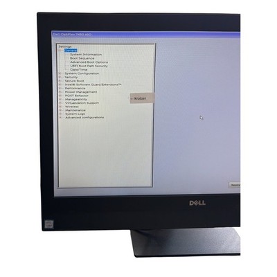 Dell Optiplex 7450 AIO i5-7400 16GB 256GB WLAN (tiefer Kratzer links)