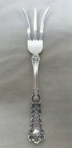 Vintage Gorham Buttercup Sterling Silver Lemon Fork (4-1/4" Long) No Monogram