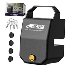 Trailer Hitch Lock - Universal Anti-Theft Coupler Lock for 2" 2-5/16" Ball,
