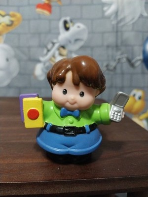 Fisher Price Little People  Phone Toy Figure Dad With Cell EUC Children s Toy