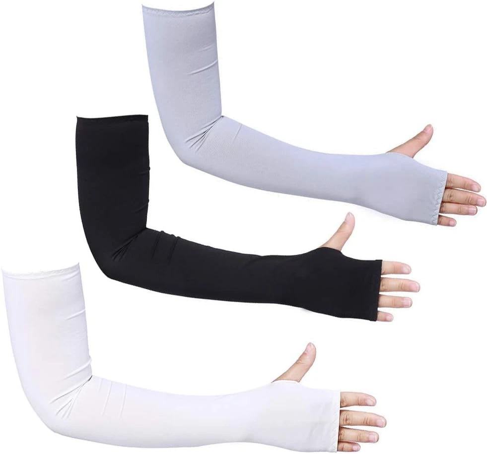3 Pairs Arm Sleeves with Thumb Holes Women Men UV Protection Cooling, UPF 50
Opens in a new window o