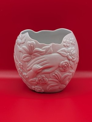 Vintage FTD Especially For You - Mother and Baby Porcelain Vase - 1993 Taiwan