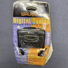 Vitnage Sony WM-FX227 AM/FM Cassette Unopened New In Box Digital Tuning Read