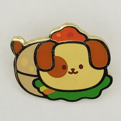 Anirollz 1st Edition Burrito Puppy Enamel Lapel Pin By Coosy