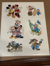 Disney Characters - Sheet of 6 Stickers