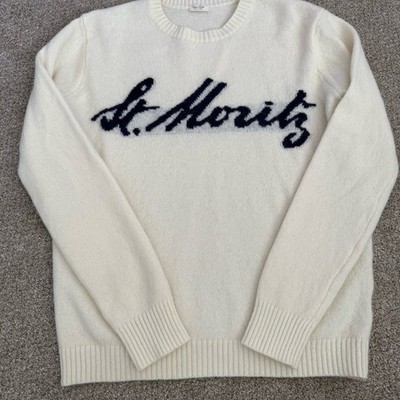 John Galt Brandy Melville St Moritz Cream Knit Wool Sweater