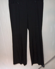 The Limited Cassidy Fit Pants Women's 10 Black Stretch Mid Rise Straight Leg