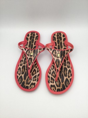 pink leopard print sandals