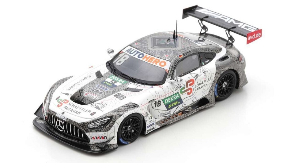 Modellino auto scala 1:43 Spark MERCEDES GT3 DTM 2022 BUHK racing modellismo ...