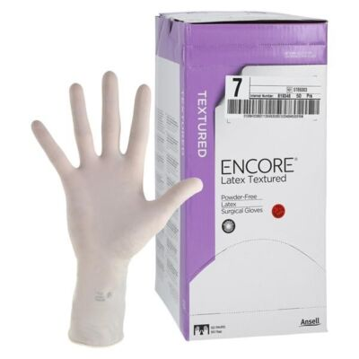 #ad #ad Encore Latex Surgical Gloves: Size 7 Sterile Powder Free Textured Cream $171.09