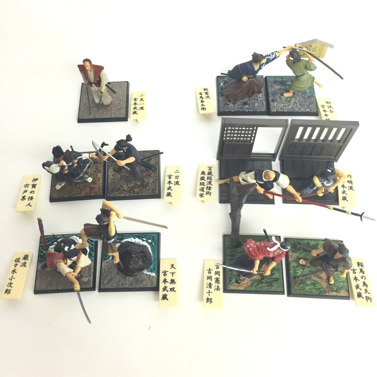 Historical Figure Samurai MIyamoto Musashi Set of 11pcs Furuta