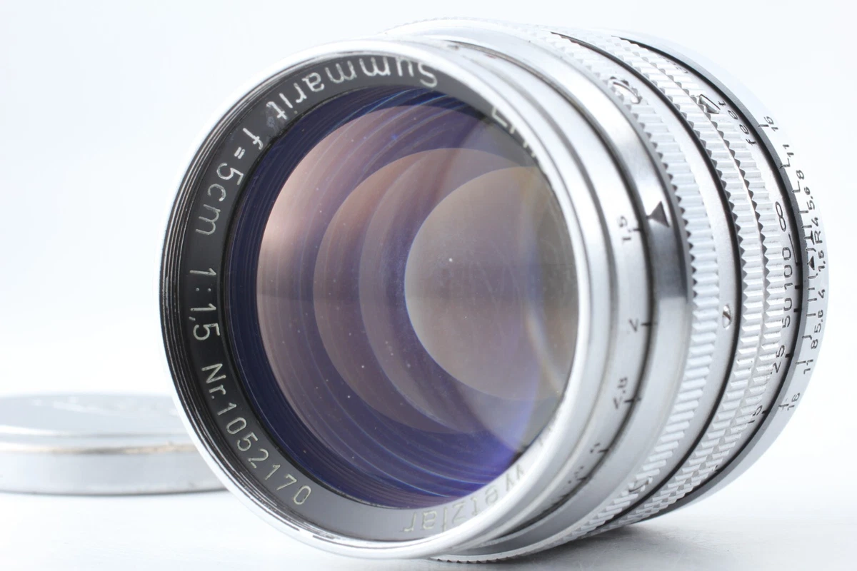 [💥Near Mint w/Cap] Leica Leitz Summarit 50mm 5cm F1.5 L Mount L39 From  Japan