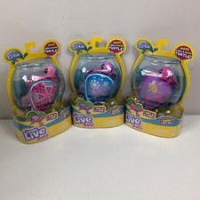 3 Little Live Pets Snowbreeze Sandy Lil Pippy Drops Electronic Turtle Pink Blue