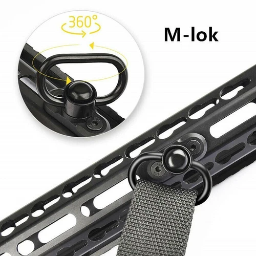 M-LOK QD Sling Mount Swivel with Quick Detach Stud Attachment MLOK Sling Swivels - Picture 15 of 26
