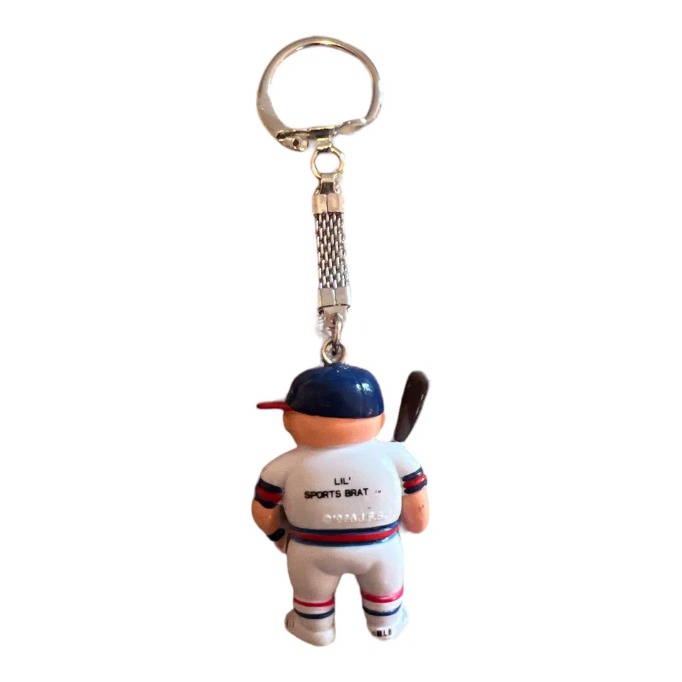 Vintage Lil Sports Brat Key Chain Atlanta Braves MLB 1986 J.F.S. - Image 2 of 2