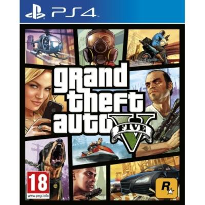 Grand Theft Auto V Five (Sony Playstation 4 PS4 Spiel)