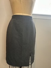 Sag harbor Size 10 Lined Gray Skirt