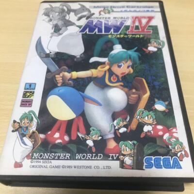 MONSTER WORLD IV 4 Sega Mega Drive Nintendo Super Famicom Game