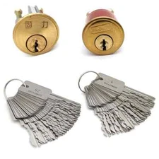 48 In 1 Locksmith Tools Lock Keys Set for Bull Head Lock for S Groove Lock