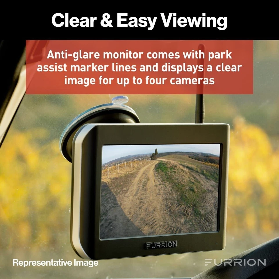 Furrion Vision S Wireless RV Backup Camera System with 4.3" Monitor FOS43TASF - Image 3 of 4
