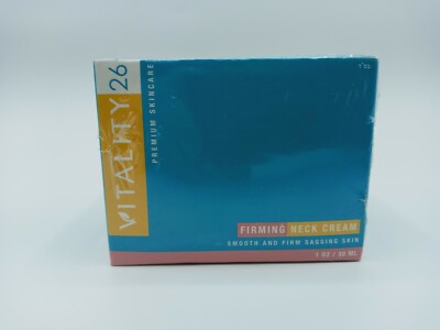 Sealed VITALITY 26 Firming Neck Cream Smooth Firm Sagging Skin 1 oz