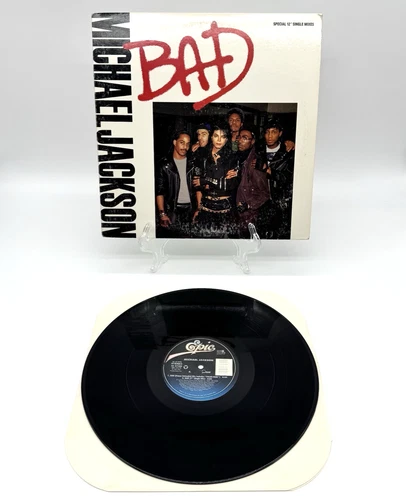 Michael Jackson ‎Bad Special 12" Single Mixes Vinyl LP Record Album 1987 Epic