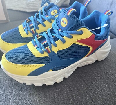 Baskets Sneakers Lidl Pointure 42 (UK 8) - Édition Limitée Bleue, Occasion