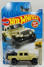 2020 HOT WHEELS TAN JEEP GLADIATOR, BAJA BLAZERS SERIES #4/10, HW #157/250