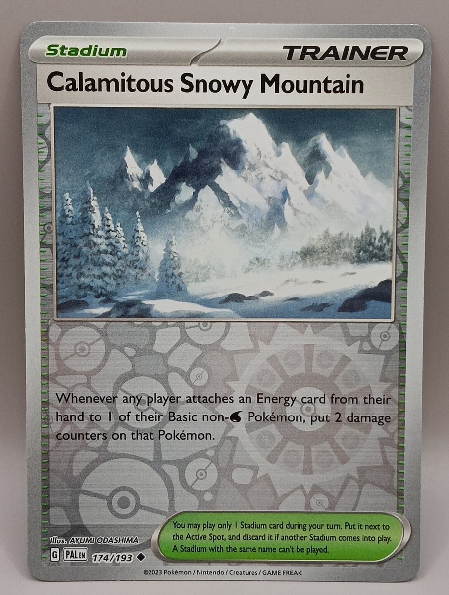 ポケモン - 【Snowy】 Pokemon Paldea Evolved 174/193 Calamitous Snowy Mountain | eBay