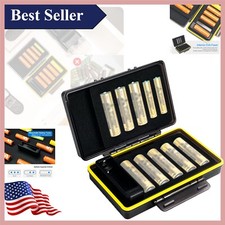 Compact AA AAA Battery Storage Case with Tester - Organize and Protect Batteries