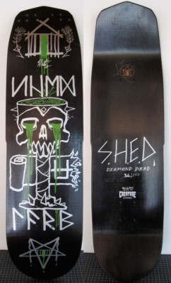 CREATURE Skateboards Deck Diamond Head Limited 36/250 Sam Hitz SHED