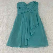 David’s Bridal Dress Size 4 Strapless Rouched Front