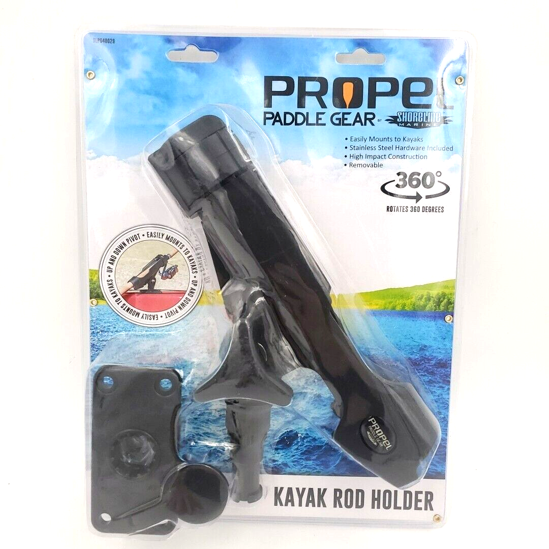 Shoreline Marine Propel Paddle Gear Kayak Rod Holder and Hardware 360