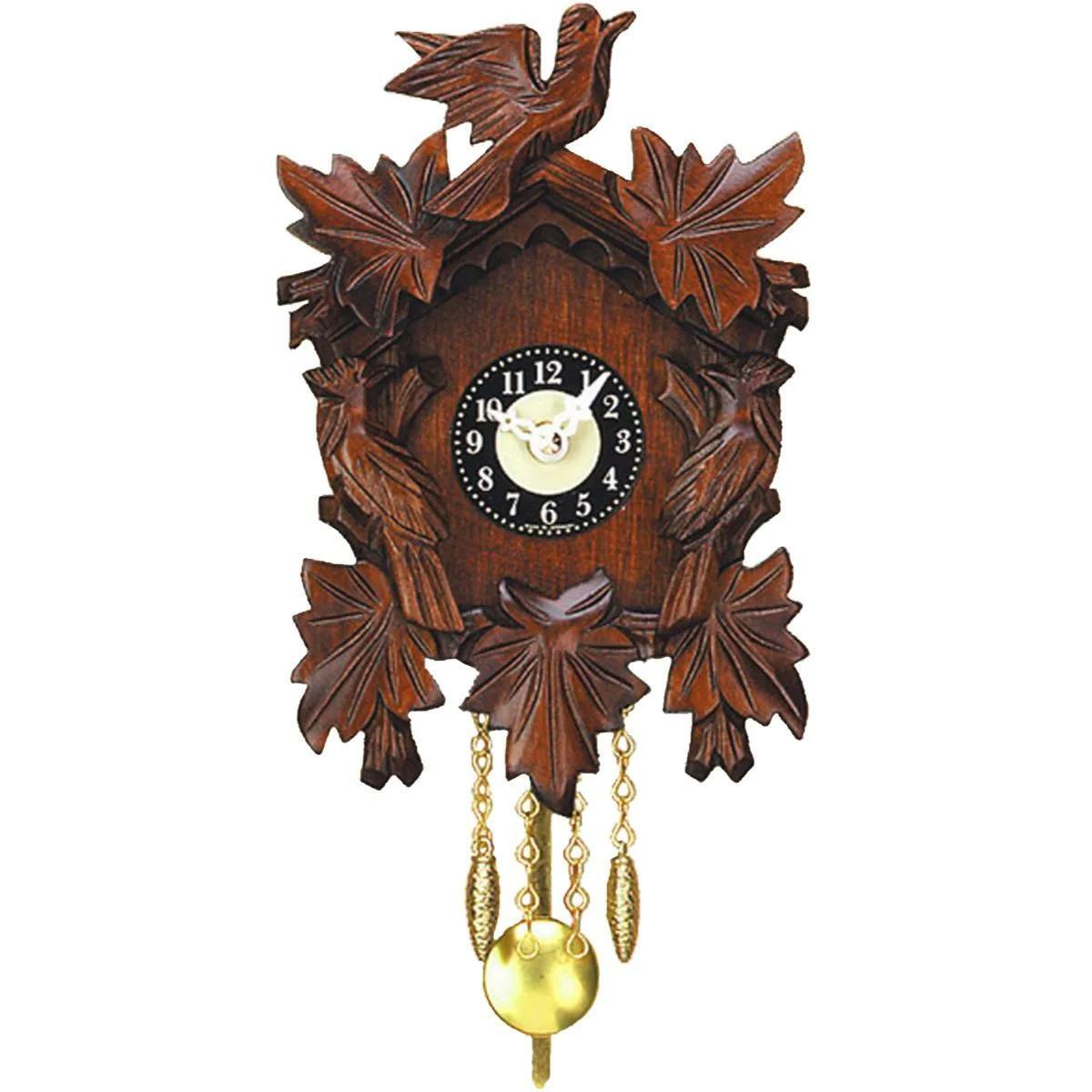 7 Engstler Battery-Operated Mini Cuckoo Wall Clock With Music And Chimes