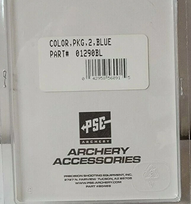 Juego de amortiguación de vibraciones de goma paquete de color azul PSE SHOCK MODZ 01290BL Foto 2 de 2