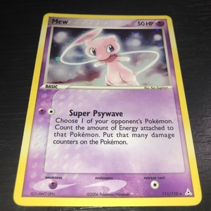 Details About Pokemon 1x Mew 111110 Ultra Rare Card Ex Holon Phantoms Nm