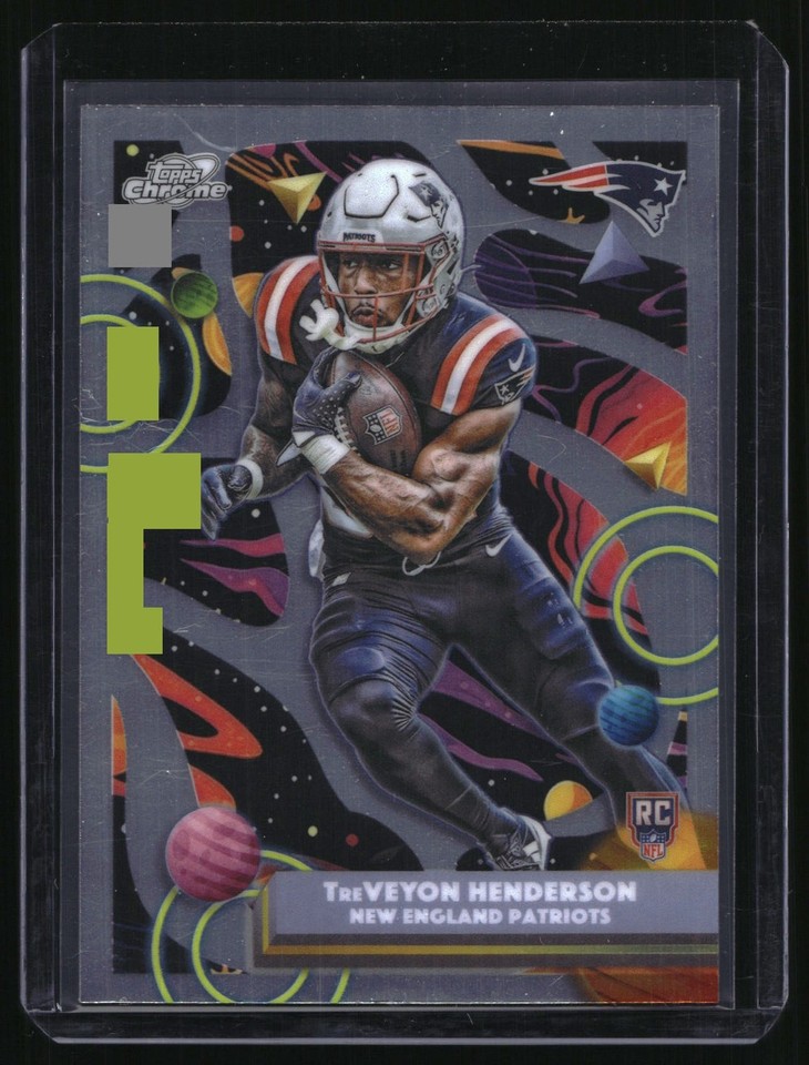2025 Topps Cosmic Chrome #168 TreVeyon Henderson RC Patriots
