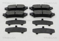 Triscan Bremsbelagsatz Scheibenbremse 8110 13116 FüR Lexus Toyota Sienna Mirai