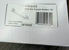 Delta 41918-KS 18" Bathroom Grab Bar, Black Stainless