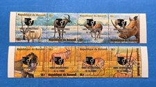 Burundi Stamps, Scott C224-C225 Complete Set MNH, Folded