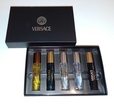 VERSACE 5 Piece Men's Gift Set: Dylan Blue, Eros, Energy, Versace, Eau Fraiche